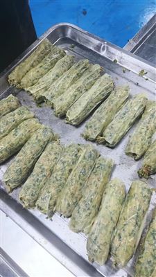 豆腐皮自动卷馅料加工机器