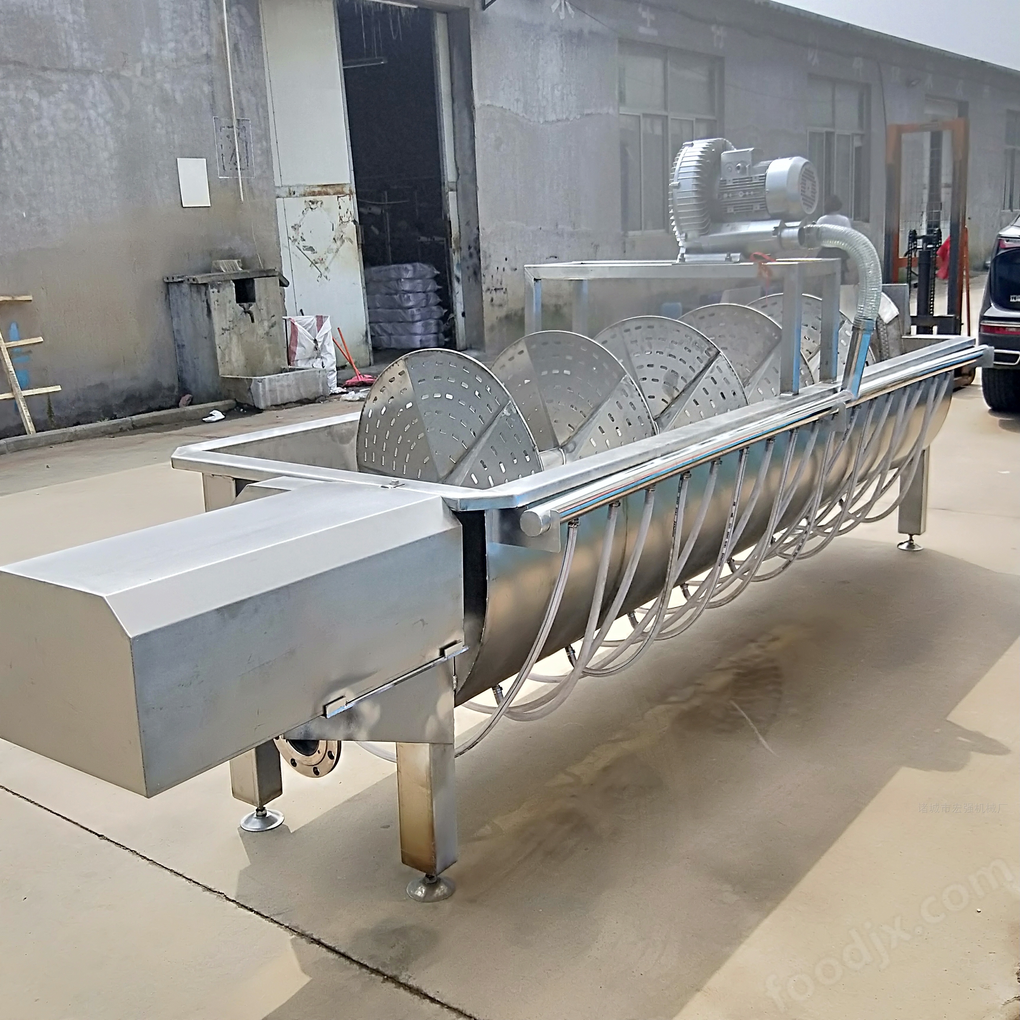 鴿子白條清洗機 預冷機