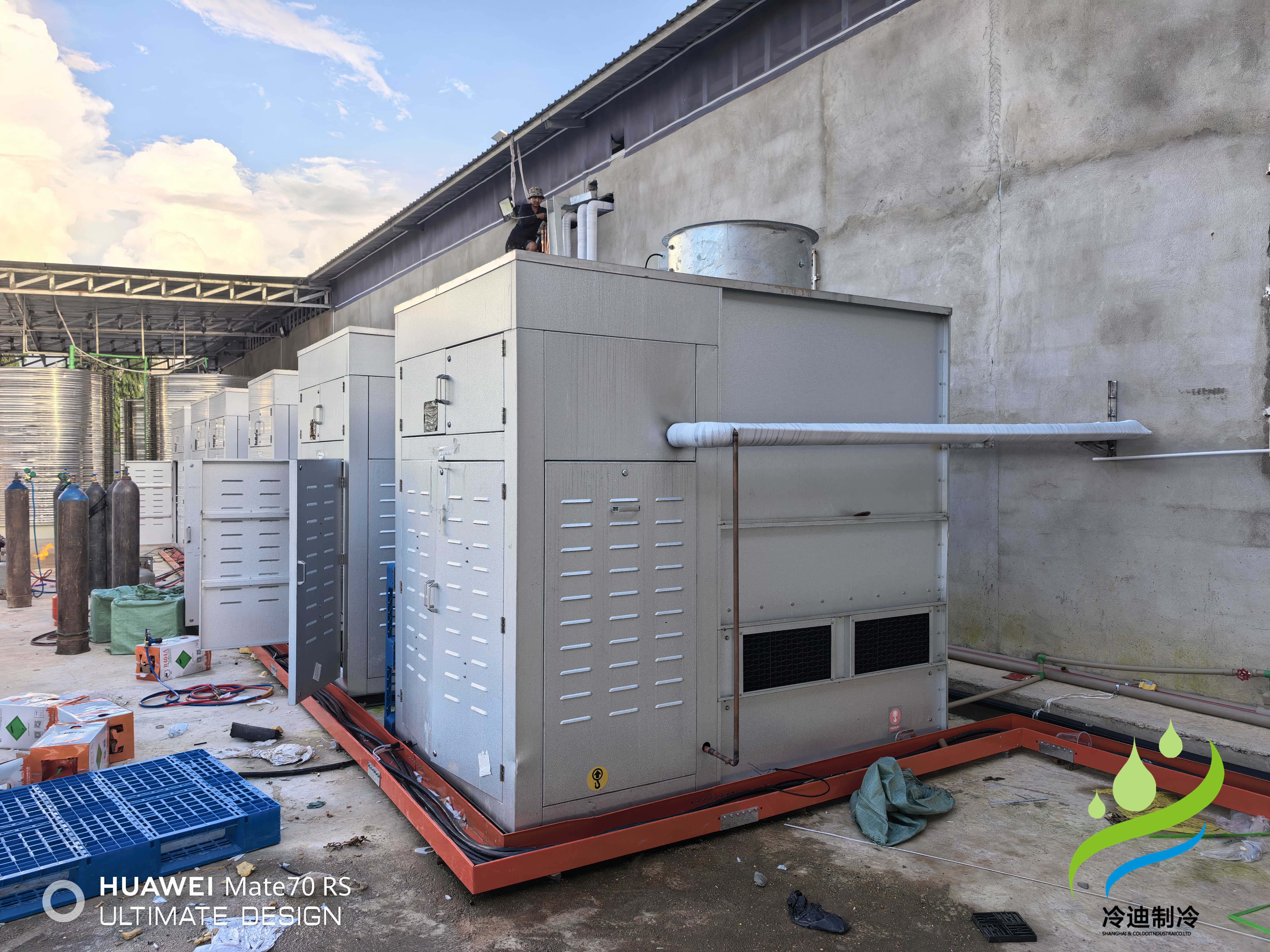 冷迪制冷柬埔寨三只松鼠10000立方食品冷库建造案例